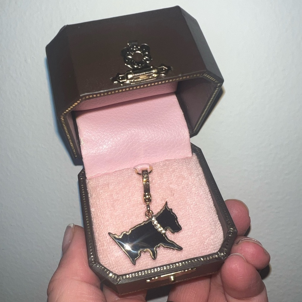 Juicy Couture Yorkie Silhouette Charm